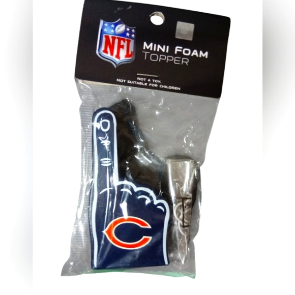 Chicago Bears Mini Finger Foam Topper - Picture 1 of 2